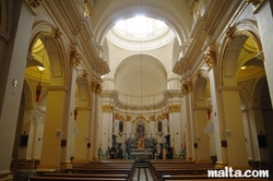 Body of St Mary's Church in Dingli