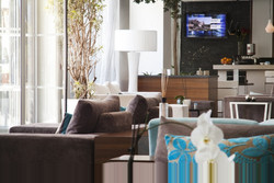 Lounge area at the George Hotel St. Julian's
