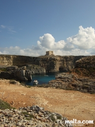 The Santa Maria Watchtower and cliff