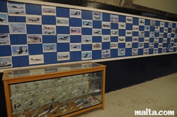 Plane pictures in the Malta Aviation Museum