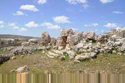 stairs and entrance of Ta'Hagrat Temples