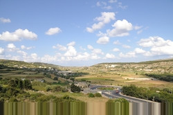view of Mgarr valley from Ta'Hagrat Temples